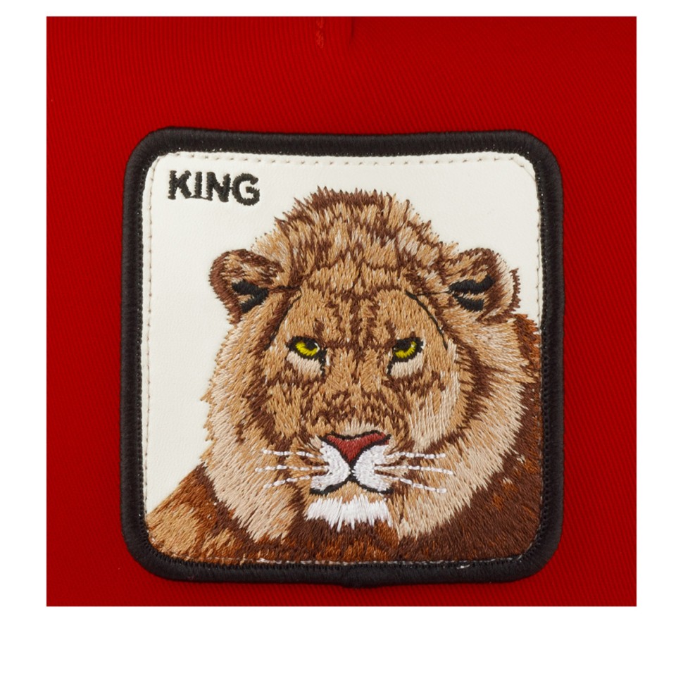 Бейсболка GOORIN BROTHERS ANIMAL FARM KING 101-0388 (красный) в Москве в Москве