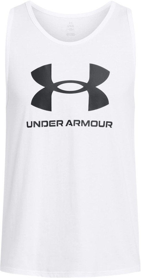 Майка Under Armour UA SPORTSTYLE LOGO TANK 1382883-100 в Москве в Москве