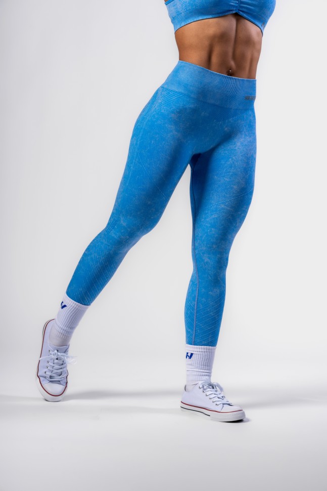 Леггинсы Nebbia High Waisted Push-Up Leggings TOTALLY SEAMLESS 303 Blue в Москве в Москве