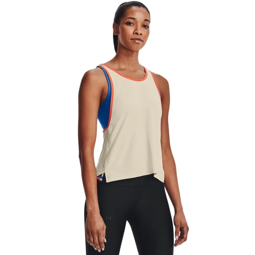 Майка Under Armour 2 in 1 Knockout Tank SP 1371137-100 в Москве в Москве