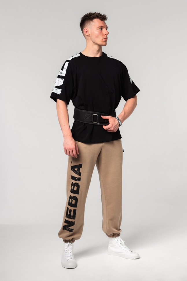Футболка Nebbia Oversized T-shirt LIFTING CLUB 353 Black в Москве  в Москве 