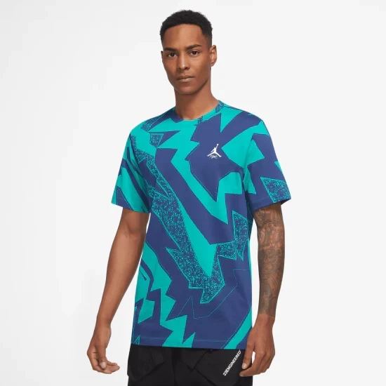 Футболка Nike M J ESS SS AOP CREW DQ7368-322 в Москве  в Москве 