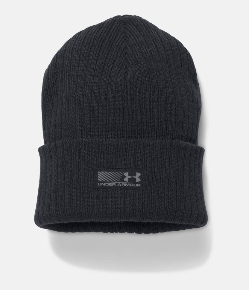 Шапка Under Armour Men's UA Truck Stop Beanie-BLK 1283122-001