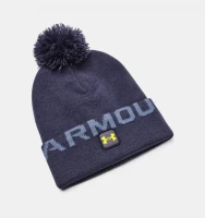 Шапка Under Armour UA Halftime Fleece Pom-GRY 1373093-558 в Москве  в Москве 