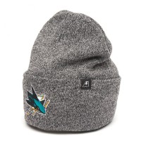 Шапка ATRIBUTIKA & CLUB San Jose Sharks, серый меланж 59341 в Москве  в Москве 