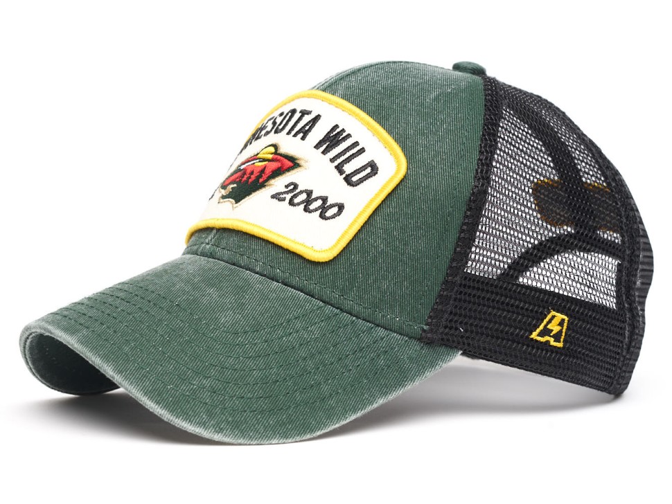 Бейсболка ATRIBUTIKA & CLUB Minnesota Wild, зелен.-сер. 31143 в Москве  в Москве 