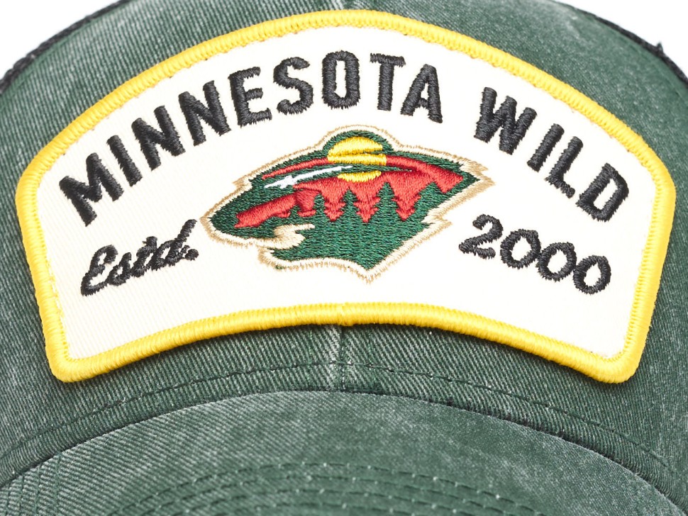 Бейсболка ATRIBUTIKA & CLUB Minnesota Wild, зелен.-сер. 31143 в Москве  в Москве 