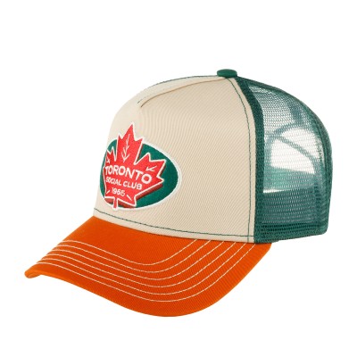 Бейсболка FWS 7761175 TRUCKER CAP TORONTO SOCIAL CLUB (оранжевый зеленый) 72-105-13-00