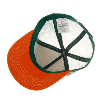 Бейсболка FWS 7761175 TRUCKER CAP TORONTO SOCIAL CLUB (оранжевый зеленый) 72-105-13-00