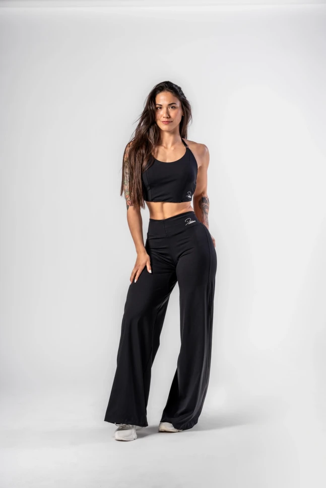Брюки Nebbia Deni x NEBBIA High-waist Flared Pants 312 Black в Москве  в Москве 
