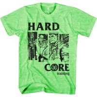 Футболка Hardcore Training Old NY Neon Green Melange hctshirt0395 в Москве  в Москве 