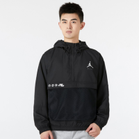 Ветровка NIke Jordan Logo Printing Loose Hooded Half Zipper  DJ0247-010 в Москве  в Москве 