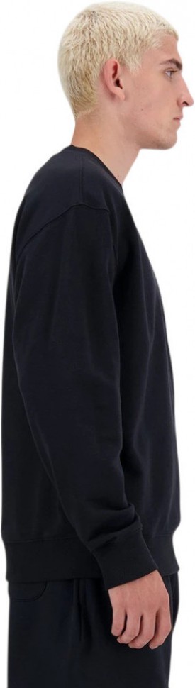 Джемпер New Balance Small Logo French Terry Crew MT41507BK в Москве в Москве