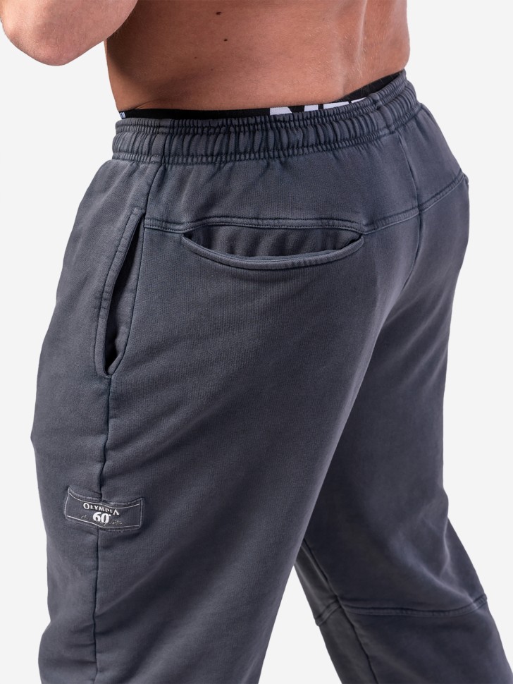 Брюки Nebbia Washed Sweat Joggers LEGEND 795 Black в Москве  в Москве 