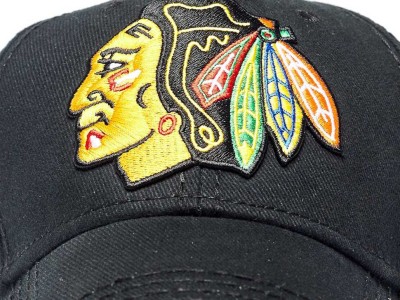 Бейсболка ATRIBUTIKA &amp; CLUB Chicago Blackhawks, черн. 29091