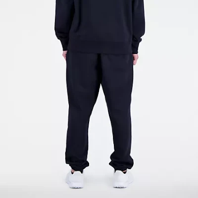 Брюки New Balance Essentials Stacked Logo French Terry Sweatpant MP31539-BK