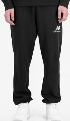 Брюки New Balance Essentials Stacked Logo French Terry Sweatpant MP31539-BK