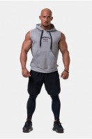 Футболка Nebbia Golden Era ragtop hoodie 197 light grey в Москве  в Москве 