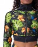 Толстовка Nebbia укороченная High-energy crop jacket 564 SQ.green в Москве 