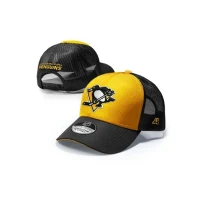 Бейсболка ATRIBUTIKA & CLUB Pittsburgh Penguins, желт.-черн. 32333 в Москве  в Москве 