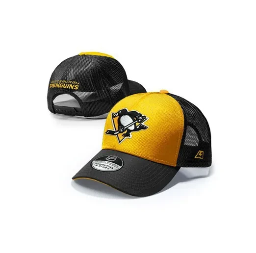 Бейсболка ATRIBUTIKA & CLUB Pittsburgh Penguins, желт.-черн. 32333 в Москве  в Москве 