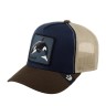 Бейсболка GOORIN BROTHERS ANIMAL FARM WHALE Касатка синий коричневый 90-893-72-00