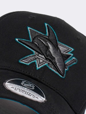 Бейсболка ATRIBUTIKA &amp; CLUB San Jose Sharks, зелен.-черн. 32334