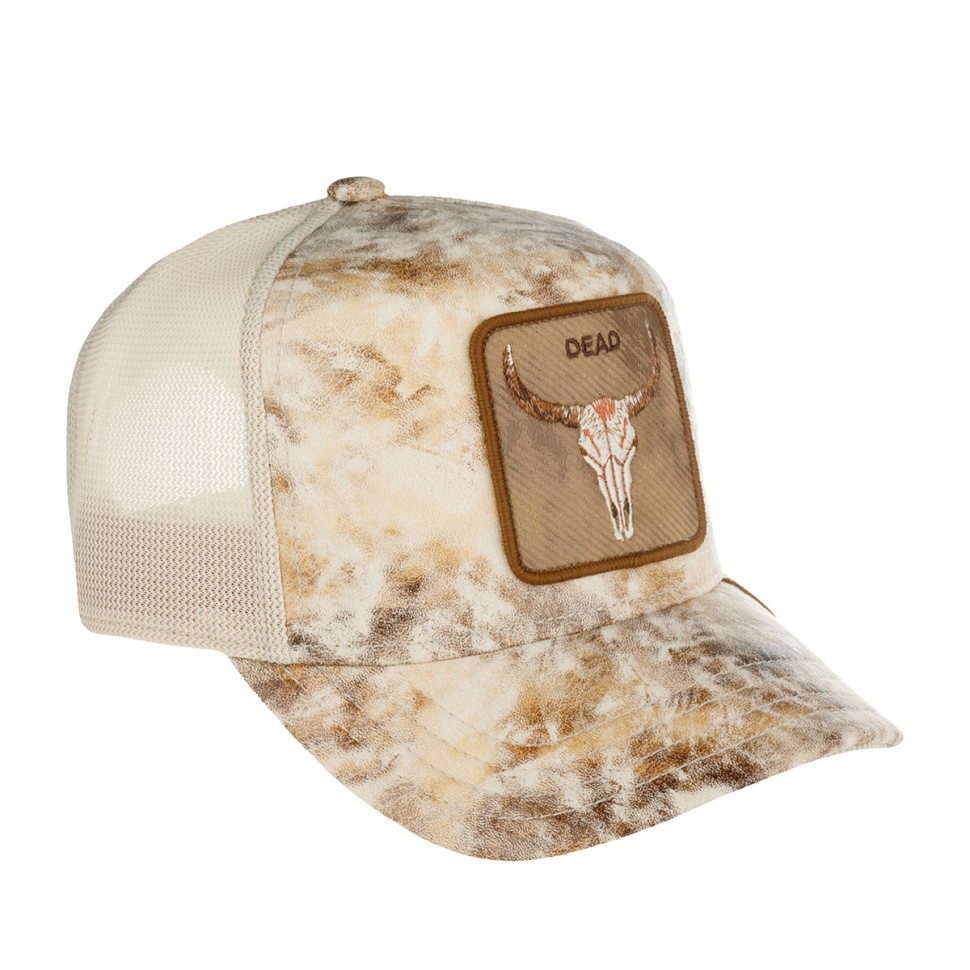 Бейсболка GOORIN BROTHERS ANIMAL FARM Dead Skull 101-1621 (бежевый) 91-884-02-00 в Москве в Москве