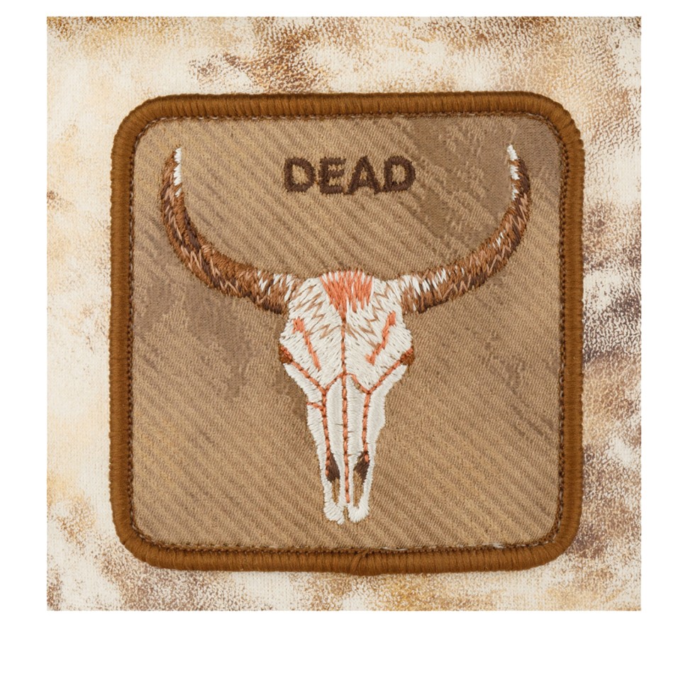 Бейсболка GOORIN BROTHERS ANIMAL FARM Dead Skull 101-1621 (бежевый) 91-884-02-00 в Москве в Москве
