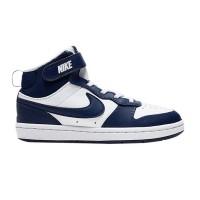 Кроссовки Nike Court Borough Mid 2Velcro 'White Signal Blue' CD7783-107 в Москве  в Москве 