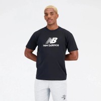 Футболка New Balance Essentials Stacked Logo Cotton Jersey Short Sleeve T-shirt MT31541-BK в Москве  в Москве 