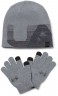 Шапка и перчатки Under Armour Boy's Beanie/Glove Combo Steel / Black / Charcoal 1321599-035 в Москве 