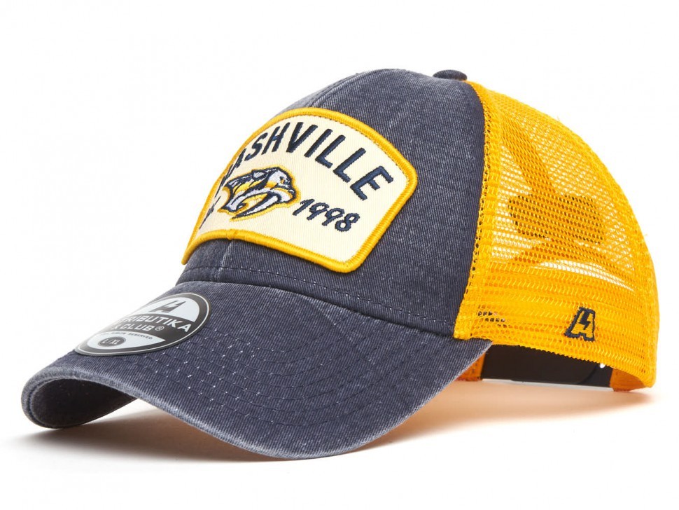 Бейсболка ATRIBUTIKA & CLUB Nashville Predators, син.-желт. 31539 в Москве  в Москве 