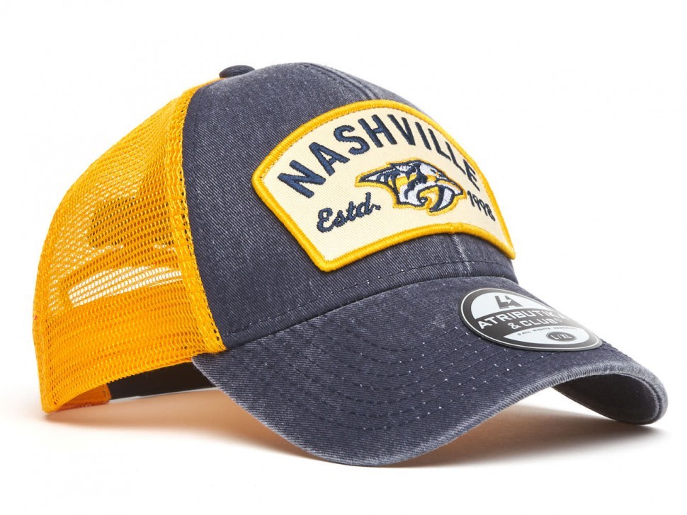 Бейсболка ATRIBUTIKA & CLUB Nashville Predators, син.-желт. 31539 в Москве  в Москве 