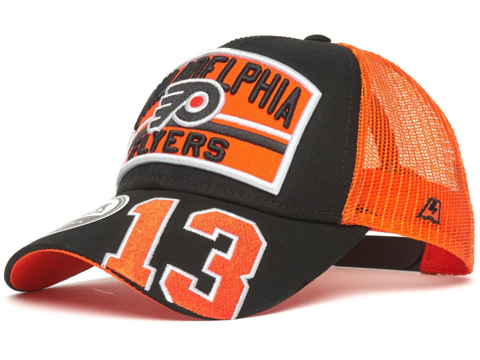 Бейсболка ATRIBUTIKA & CLUB Philadelphia Flyers, оранж.-черн. 32338 в Москве  в Москве 
