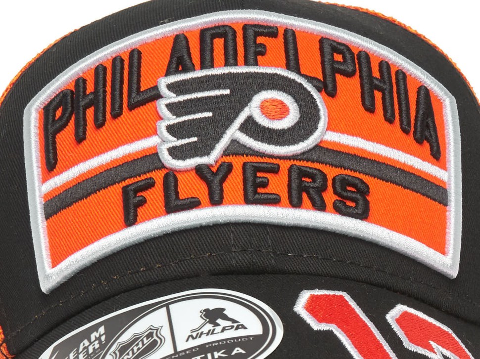 Бейсболка ATRIBUTIKA & CLUB Philadelphia Flyers, оранж.-черн. 32338 в Москве  в Москве 