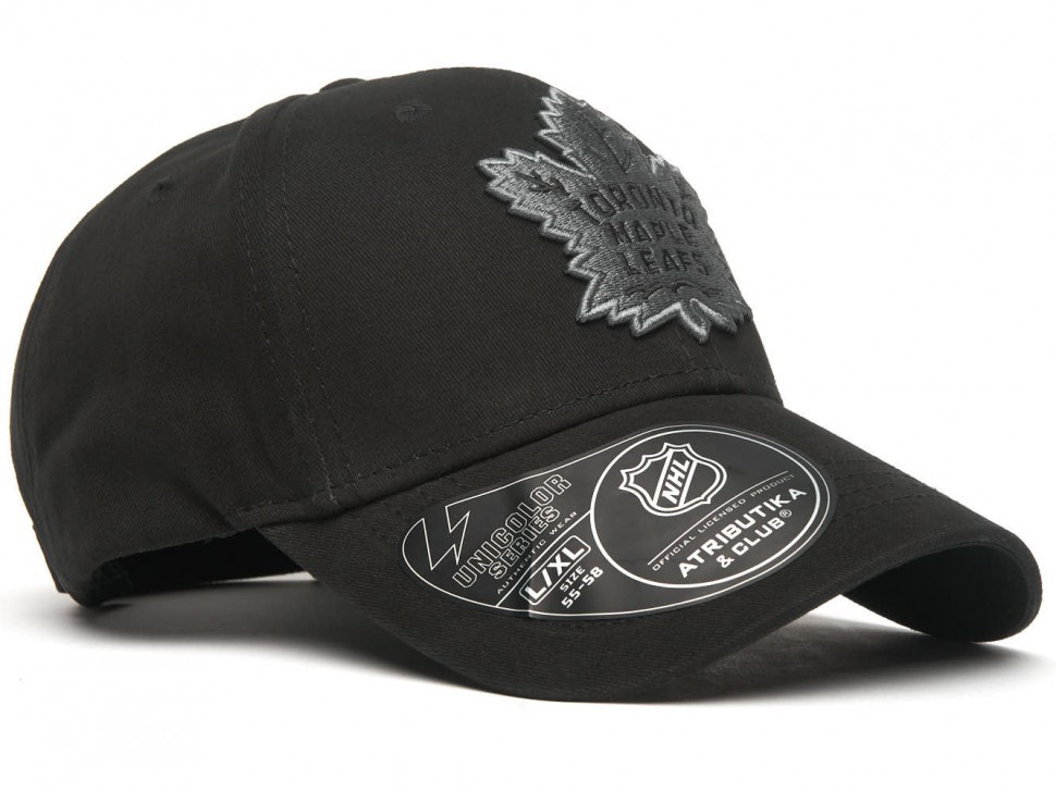 Бейсболка ATRIBUTIKA & CLUB Toronto Maple Leafs, черн. 31598 в Москве  в Москве 