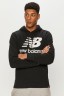 Толстовка New Balance NB Essentials Stacked Logo Po Hoodie MT03558-BK в Москве  в Москве 