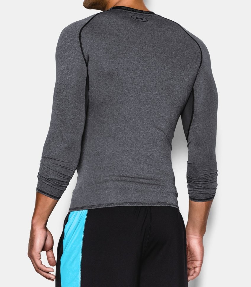 Рашгард Under Armour с длинным рукавом UA HG ARMOUR LS-CBH 1257471-090 в Москве  в Москве 