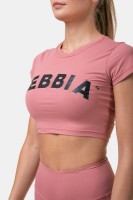 Футболка Nebbia 584 Short Sleeve Sporty Crop Top Old rose в Москве  в Москве 