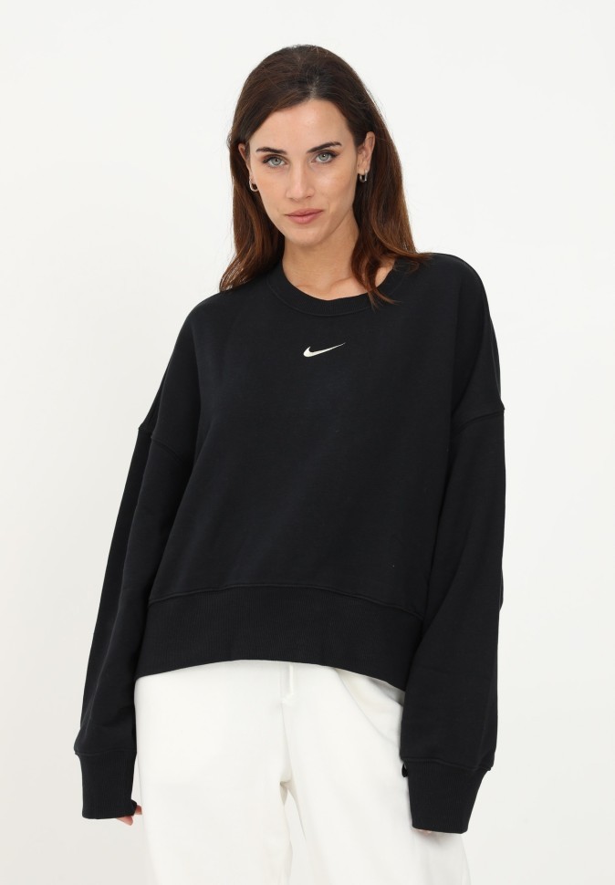 Толстовка Nike W Nsw Phnx Flc Oos Crew DQ5761-010 в Москве  в Москве 