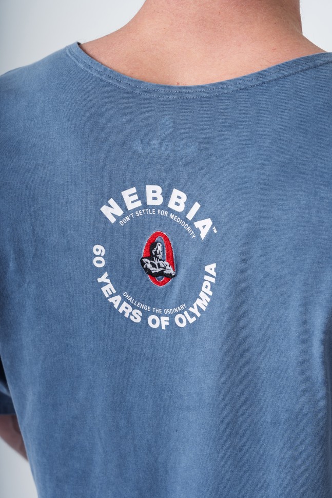Футболка Nebbia Washed Rag Top GOLDEN AGE 788 Blue в Москве  в Москве 