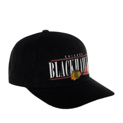 Бейсболка AMERICAN NEEDLE 45082A-CBH Chicago Blackhawks Printed Cord NHL (черный) 06-728-09-00