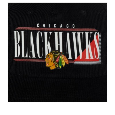 Бейсболка AMERICAN NEEDLE 45082A-CBH Chicago Blackhawks Printed Cord NHL (черный) 06-728-09-00