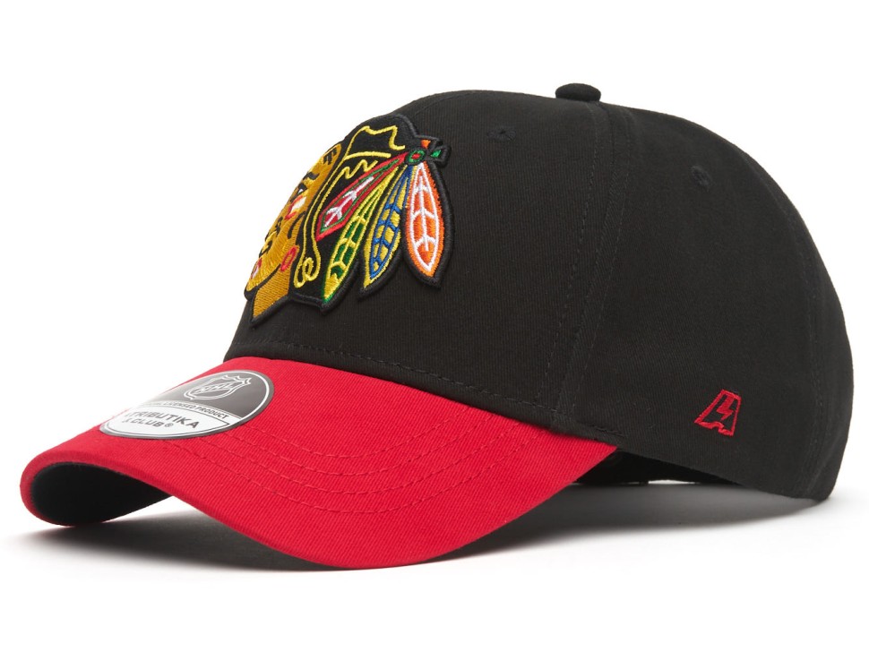 Бейсболка ATRIBUTIKA & CLUB Chicago Blackhawks, черн.-красн. 31227 в Москве  в Москве 