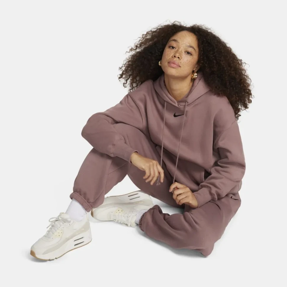 Толстовка Nike W NSW PHNX FLC OS PO HOODIE DQ5860-208 в Москве  в Москве 