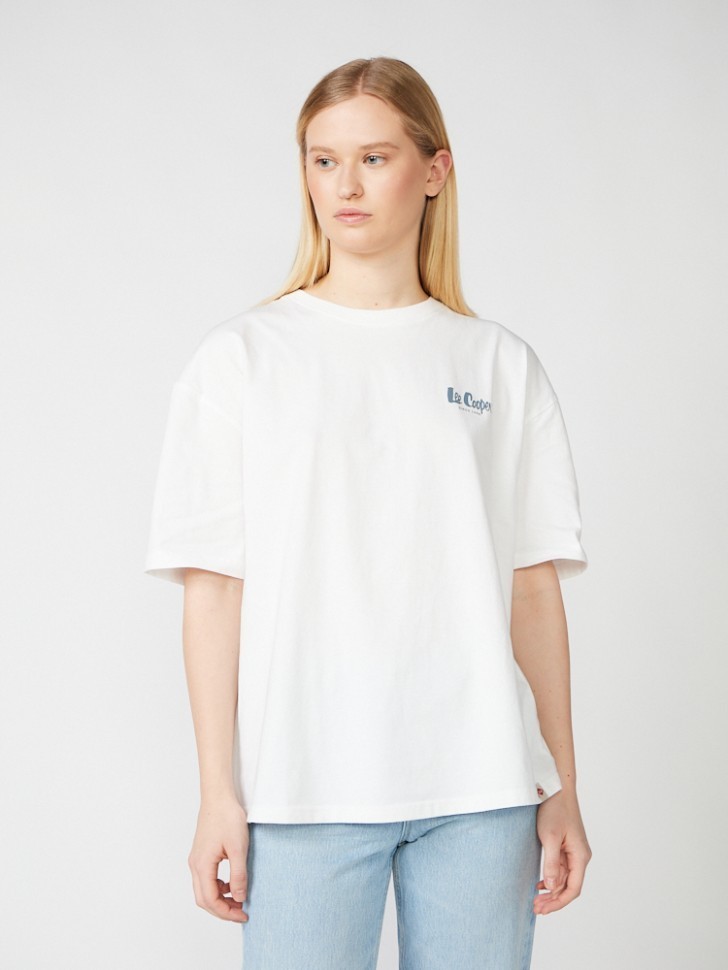 Футболка Lee Cooper MT4A122597BSLC/WHT в Москве  в Москве 