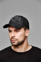Бейсболка ATRIBUTIKA & CLUB Россия, черн.-сер. 101573 в Москве  в Москве 