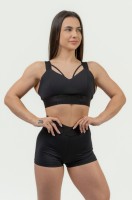 Топ NEBBIA 844 Women's Padded Sports Bra INTENSE Iconic Black в Москве  в Москве 