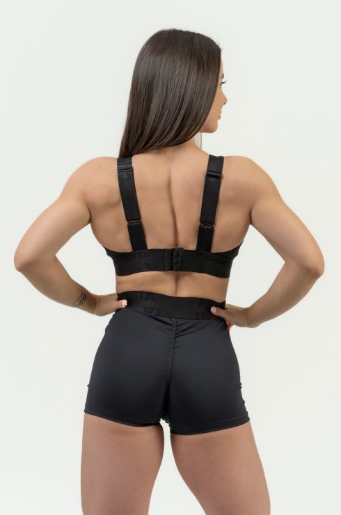 Топ NEBBIA 844 Women's Padded Sports Bra INTENSE Iconic Black в Москве  в Москве 